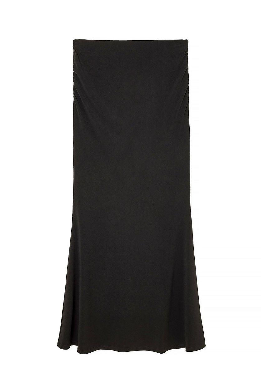 Fitted Rouched Maxi Skirt Product Image