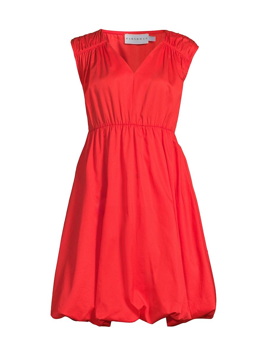 Womens Arla Cotton Bubble Hem Dress Product Image