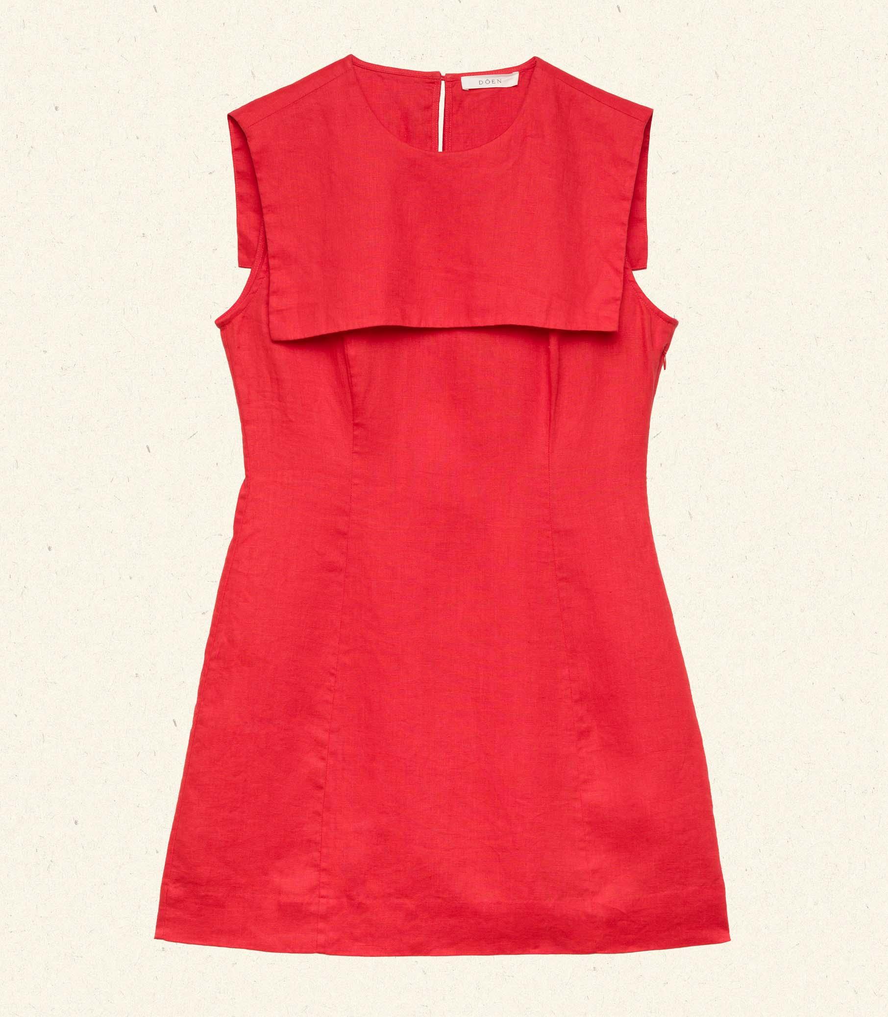 MONROE DRESS -- CARMINE Product Image