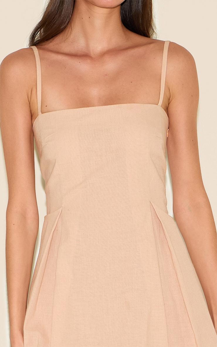 Natural A-line Mini Dress Product Image