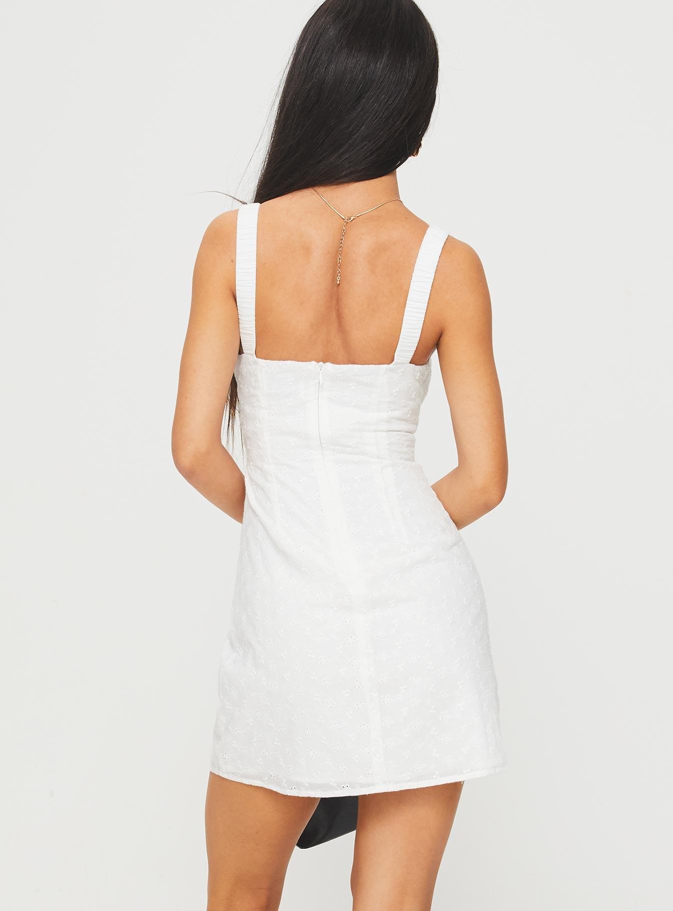 Almuna Mini Dress White Product Image