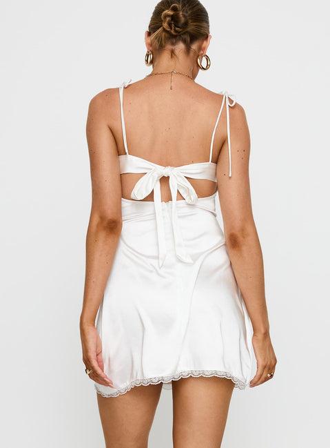 Wayzer Mini Dress White Product Image