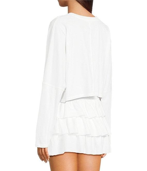 GB Cropped Coordinating Batwing T-Shirt Product Image