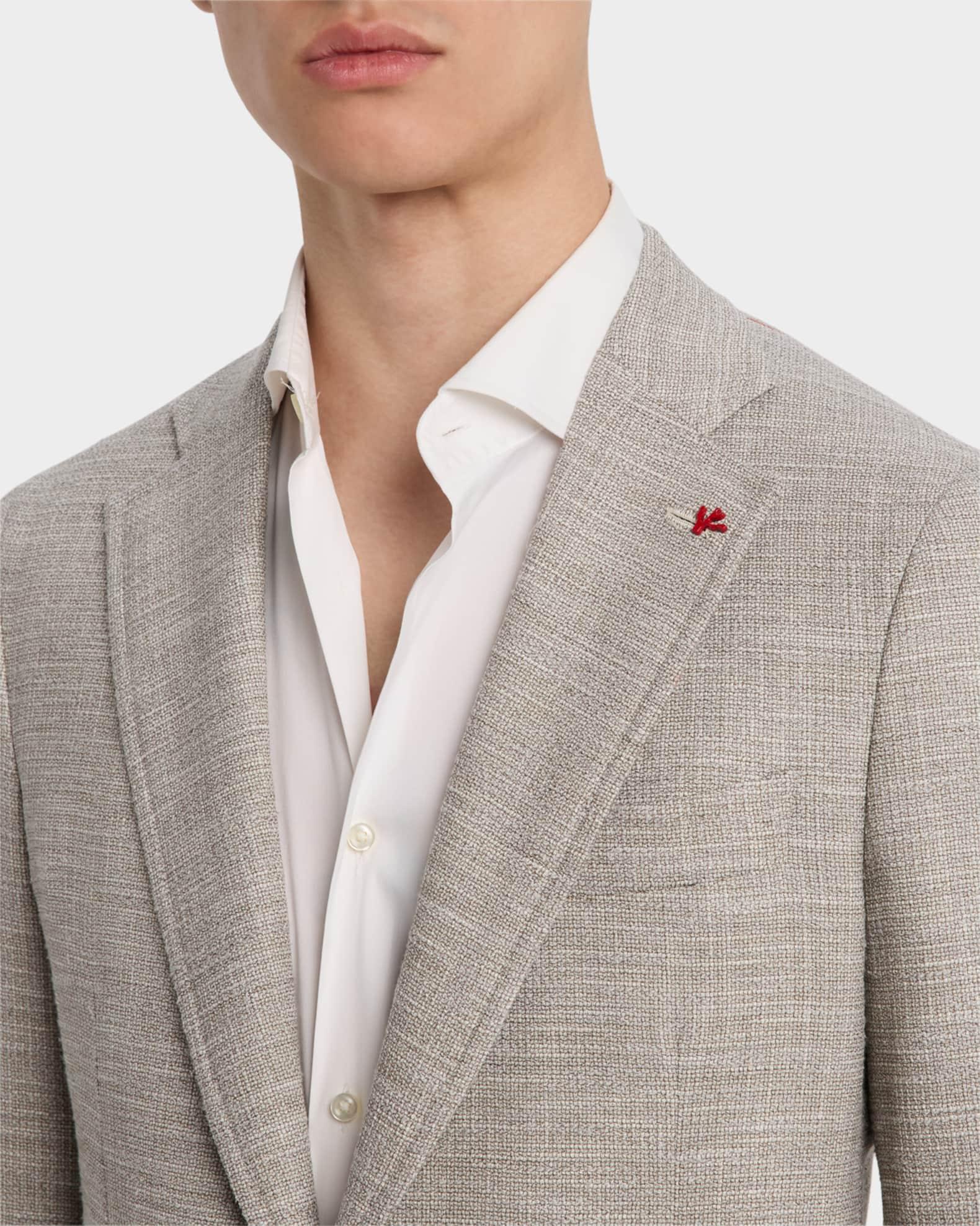Men's Textured Wool-Blend Blazer Product Image