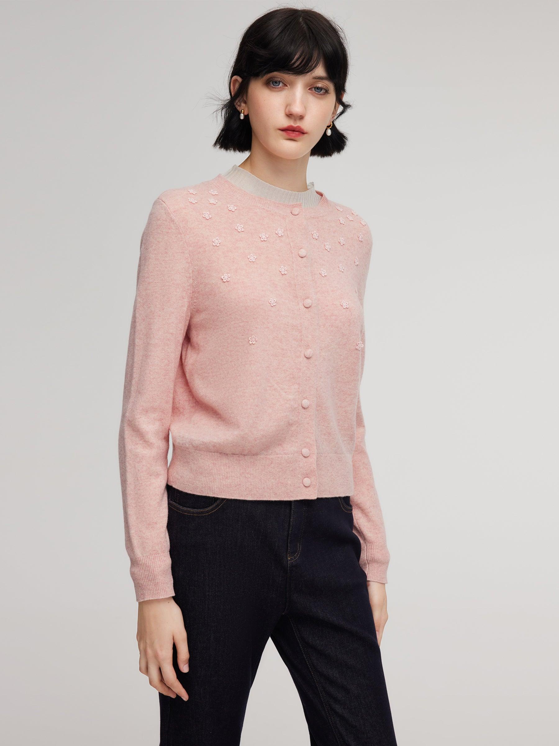 Denim High-Waisted Stretch Fleece Lined Women Micro-Flared Jeans Product Image