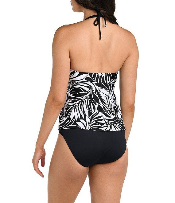 24th & Ocean Solid High Waist Swim Bottom Product Image