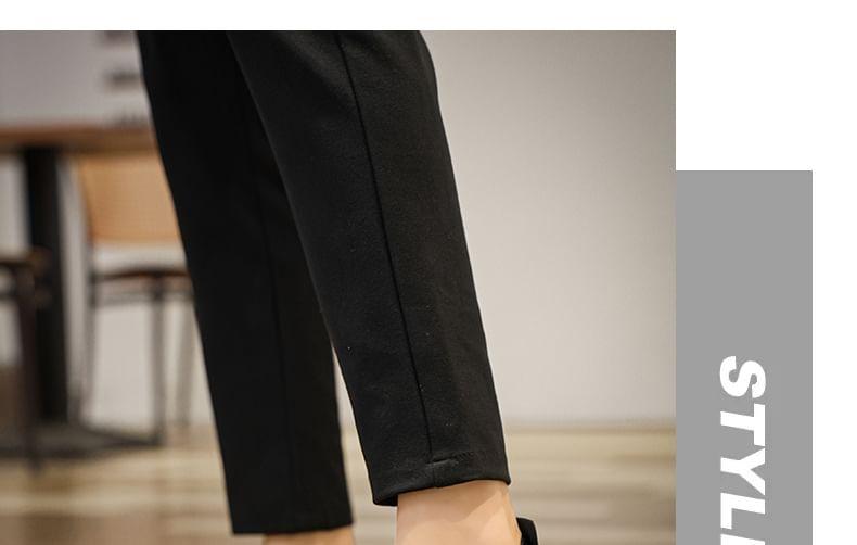 Faux Leather Plain Oxford Shoes Product Image