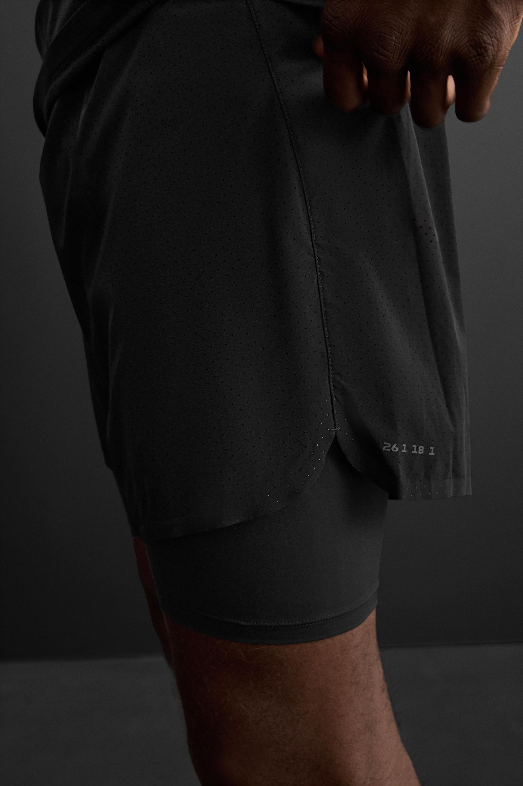 2-IN-1 PERFORATED SHORTS Product Image