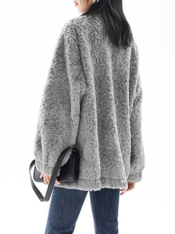 Vintage Fuzzy Horn Buckle Jacket Product Image