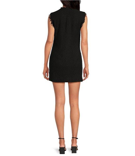 IRO Solai Tweed Knit Crew Neck Sleeveless Dress Product Image