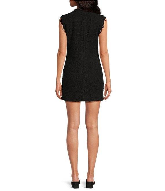 IRO Solai Tweed Knit Crew Neck Sleeveless Dress Product Image
