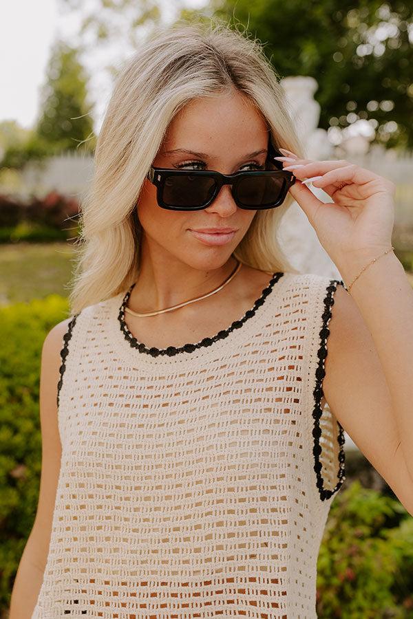 Chic Views Sunnies in Black Product Image