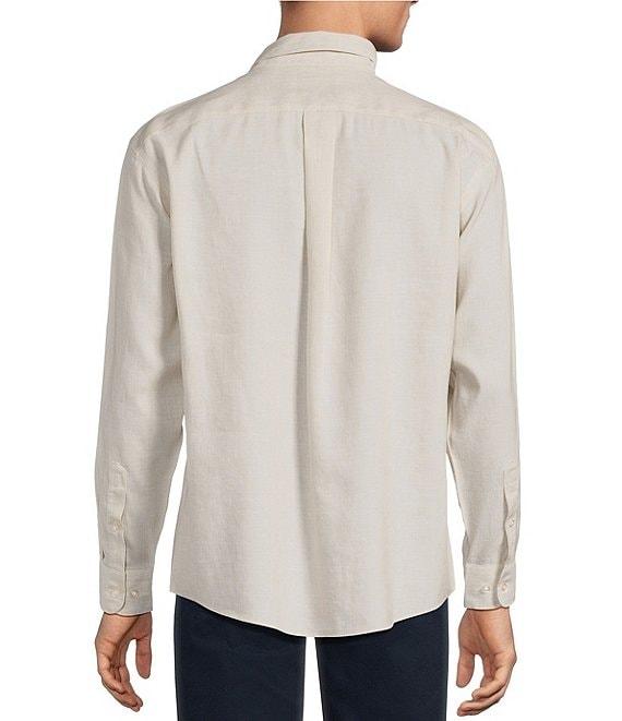 Gold Label Roundtree & Yorke Non-Iron Solid Linen Sport Shirt Product Image