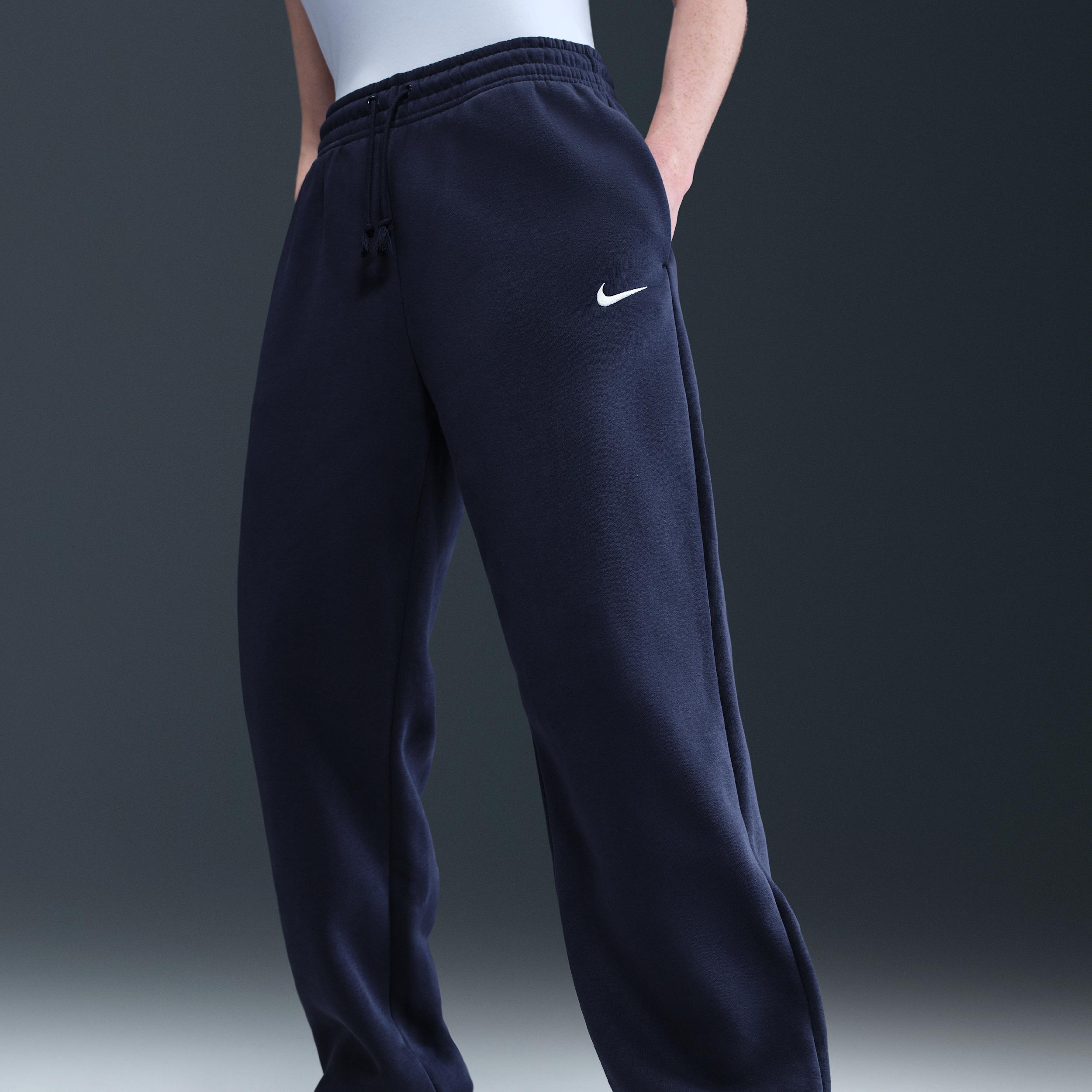 Womens Nike Sportswear Phoenix Fleece High-Waisted Oversized Sweatpants | FZ5996-410 Product Image