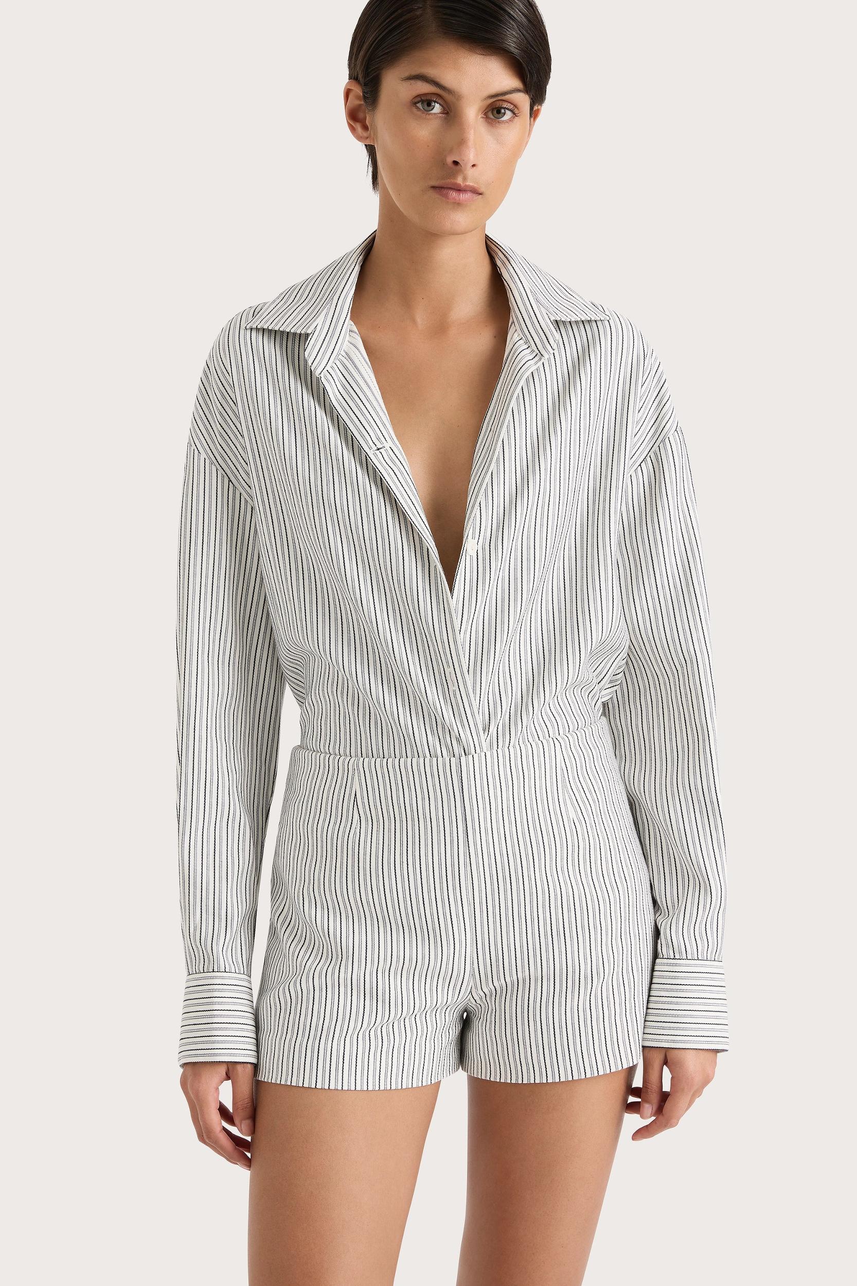 Noto Short Navy Stripe - Final Sale Product Image