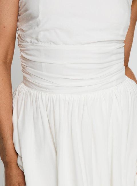 Rashida Strapless Mini Dress White Product Image