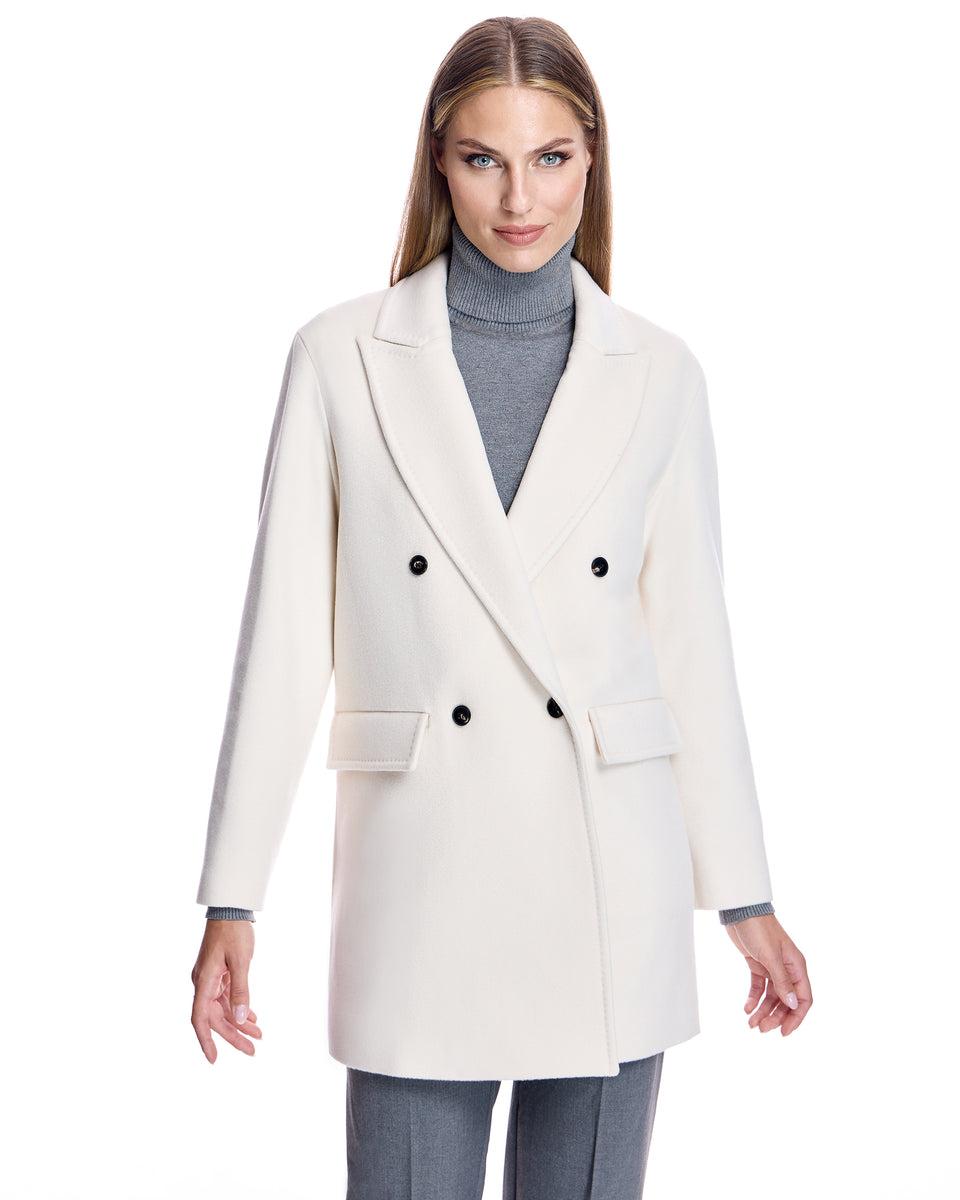 Double Breasted Wool Blend Coat Product Image