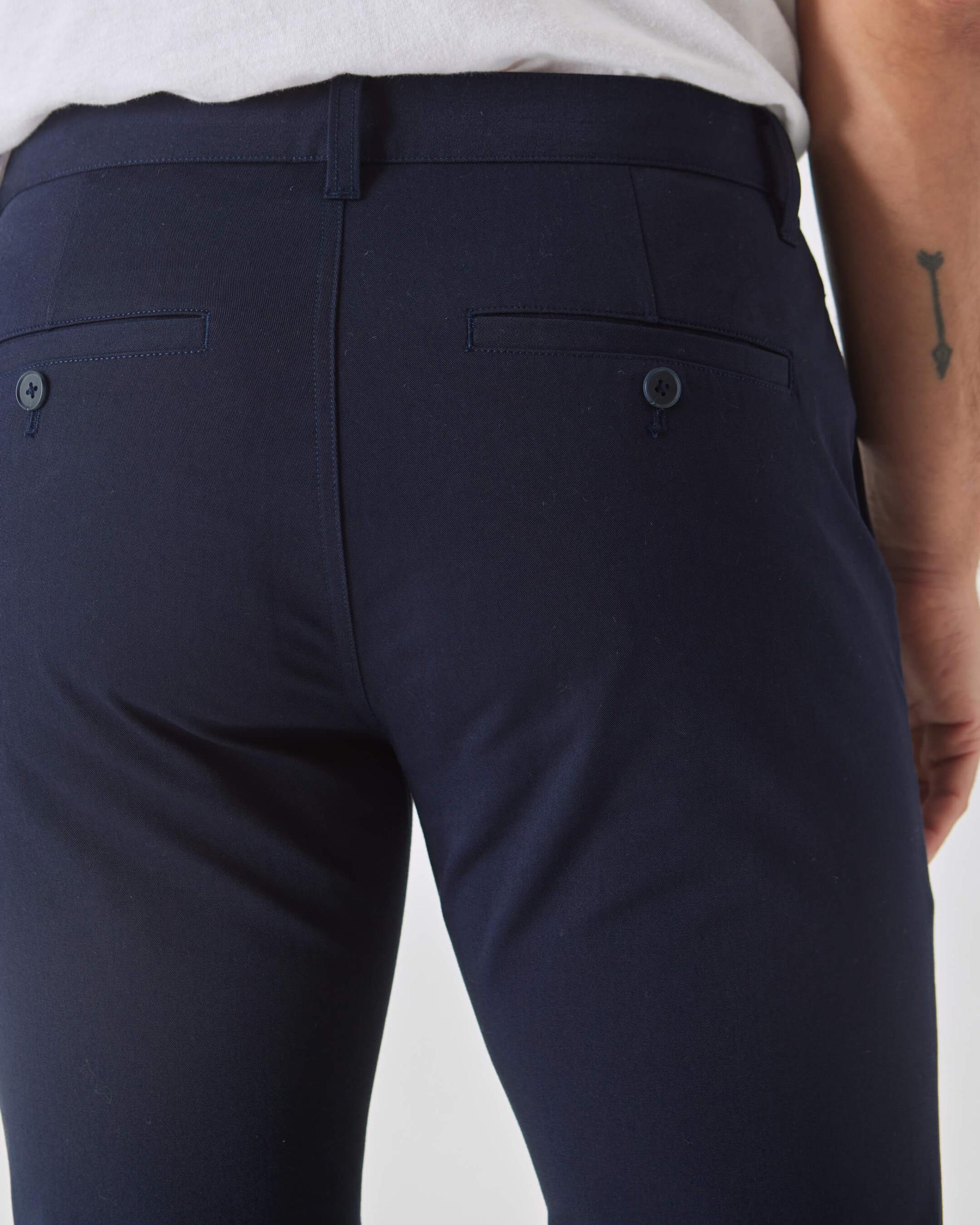 Navy Slim Twill Chino Pant Product Image