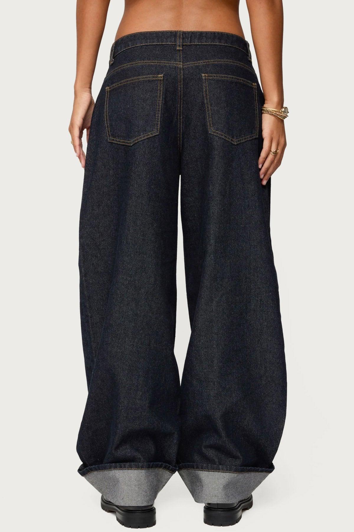 Kella Low Rise Baggy Jeans Product Image