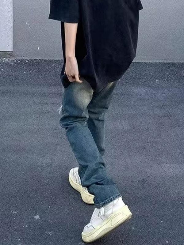 Men's Distressed Ripped Slim Jeans Product Image