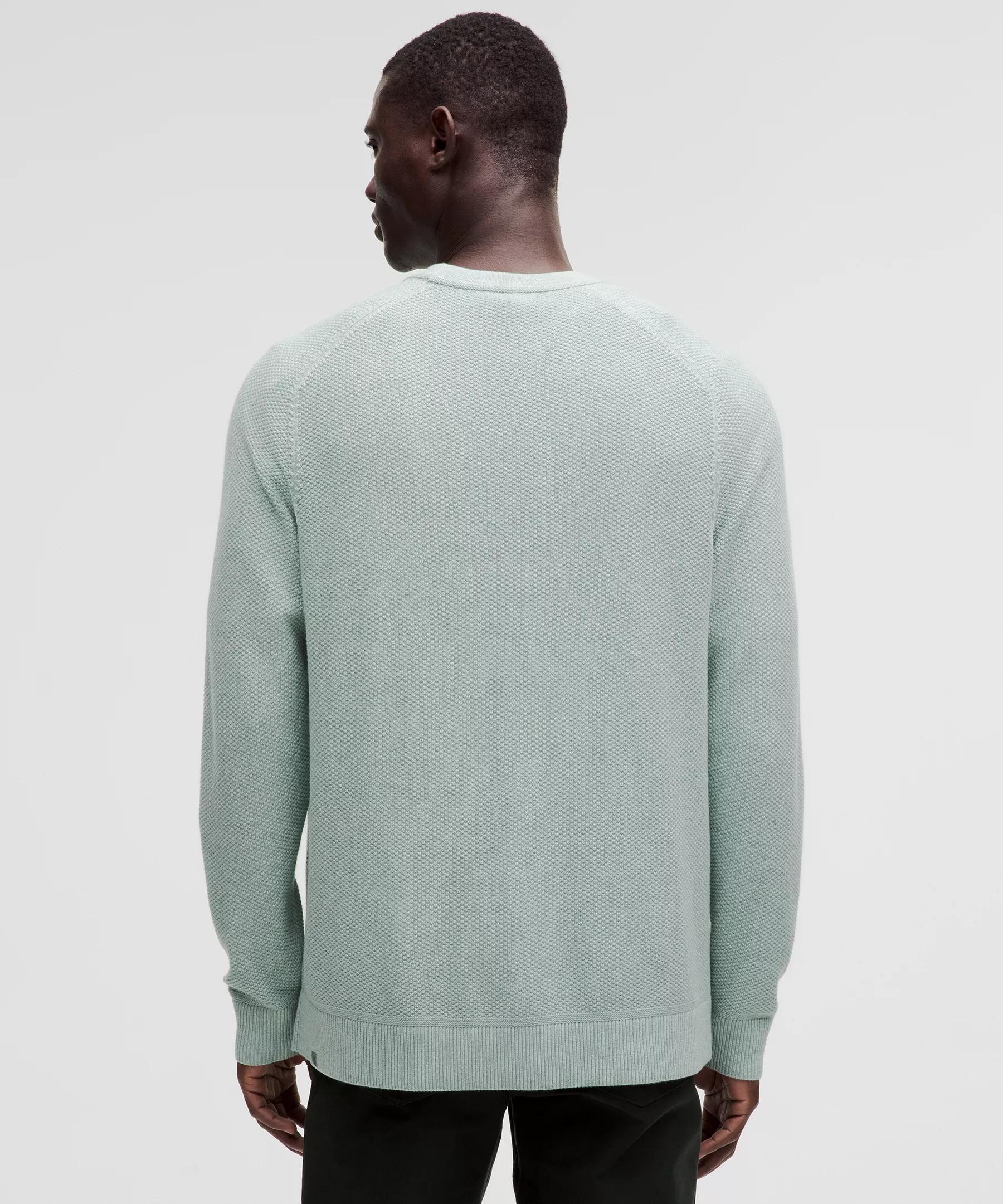 Textured Knit Crewneck Sweater Product Image