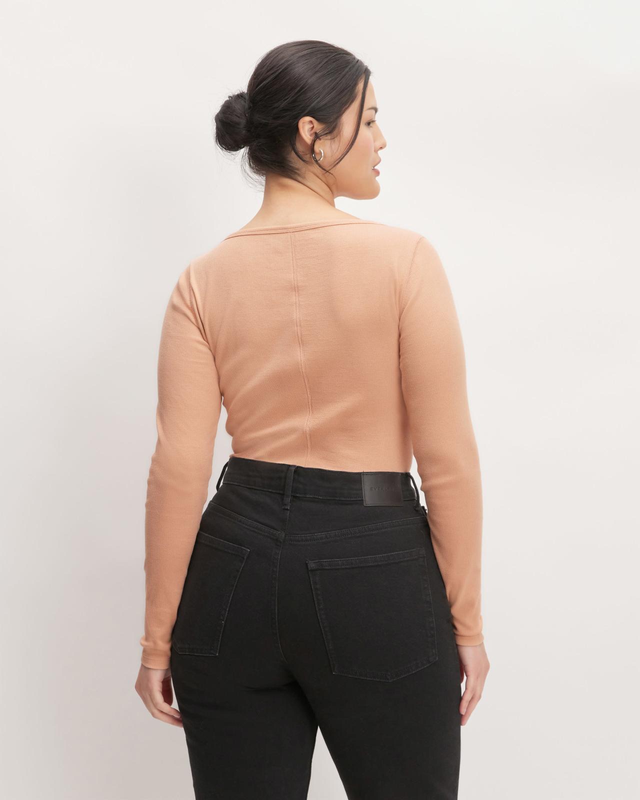 Womens Luxe Rib Long-Sleeve Scoop-Neck T-Shirt by Everlane Product Image