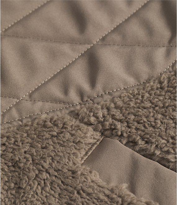 The North Face Cabin Fleece Knit Dropped Shoulder Full Zip Jacket Product Image