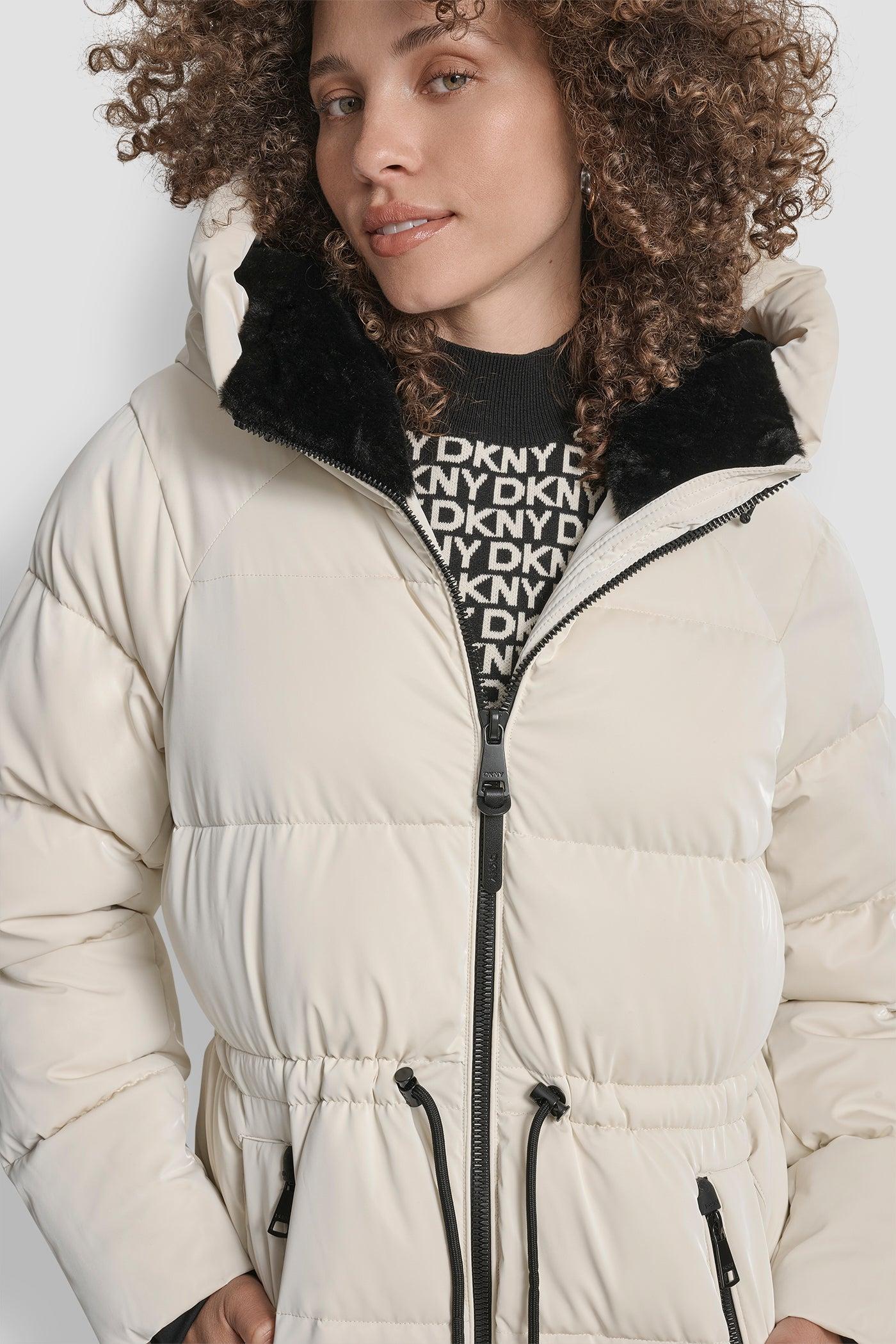 MID LENGTH LUSH PUFFER JACKET Product Image