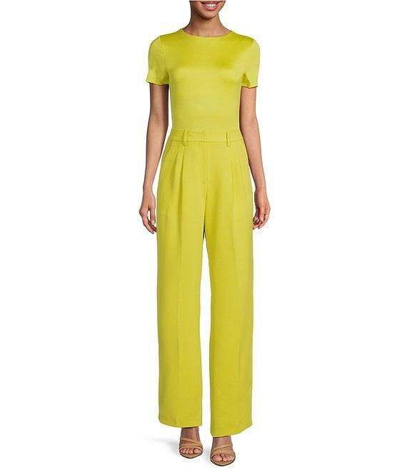 Gianni Bini Layla Short Sleeve Crew Neck Coordinating Bodysuit Product Image