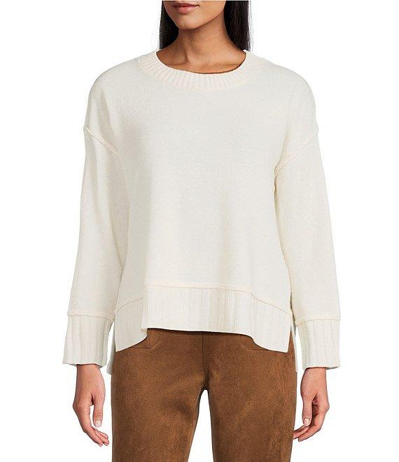 Westbound Wool Blend Long Sleeve Crew Neck Sweater Product Image
