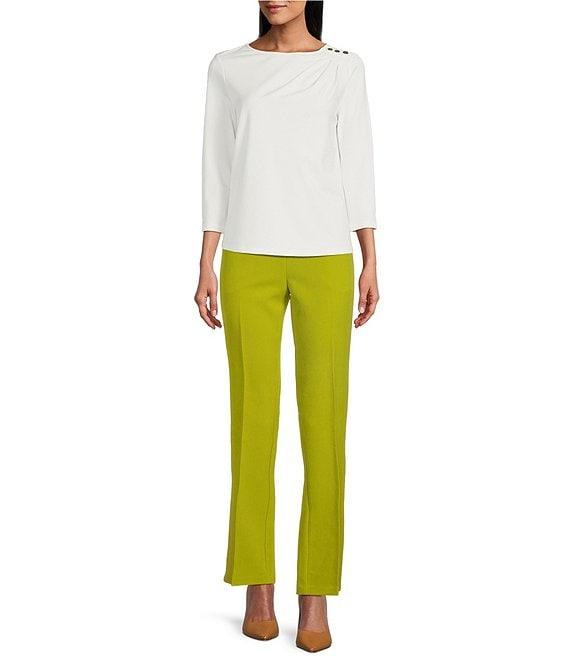 Investments the PARK AVE fit Barely Bootcut Pants Product Image