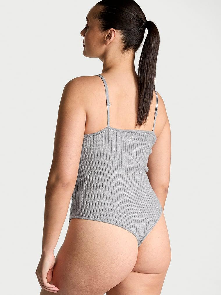 Luxe Cable-Knit Shine Bodysuit Product Image