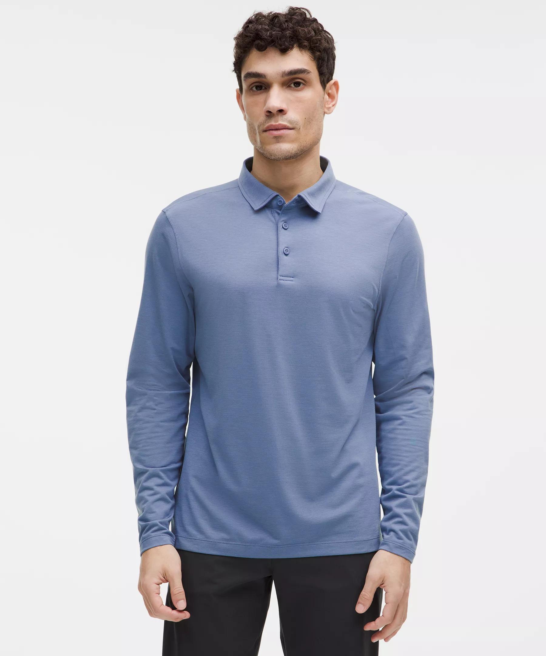Evolution Long-Sleeve Polo Shirt Product Image