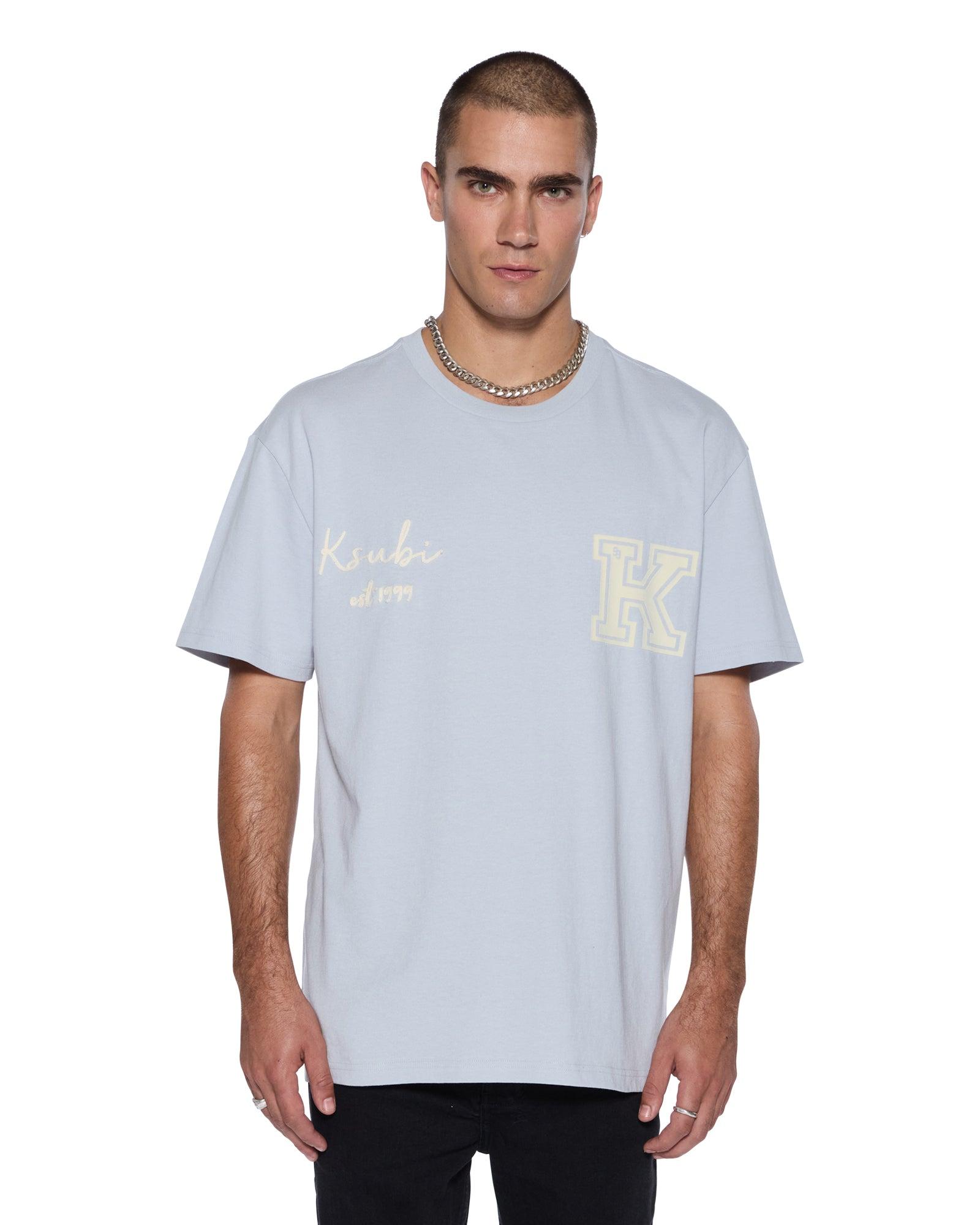 SALUD BIGGIE SS TEE BLUE MIST Male Product Image