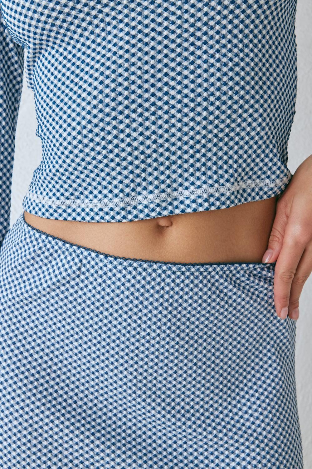 Holland Midi Skirt Blue Product Image