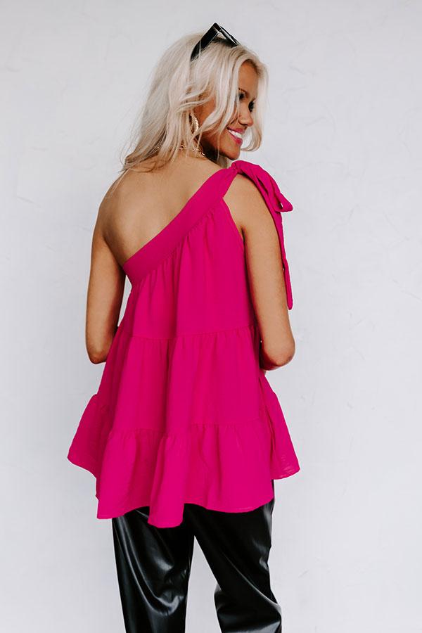 Dancing In Brooklyn One Shoulder Top Product Image
