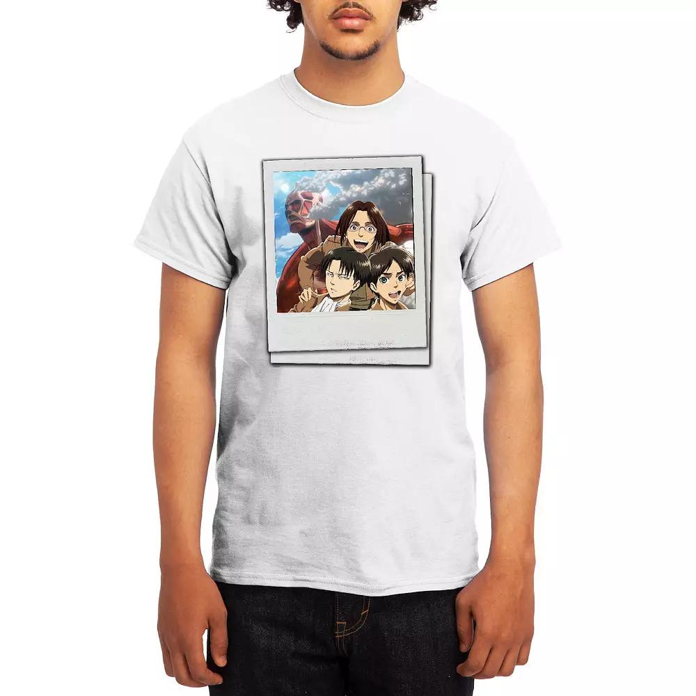 Men's Attack on Titan Mikasa Flying Emblem Tee, Boy's, Size: XXL, White Product Image