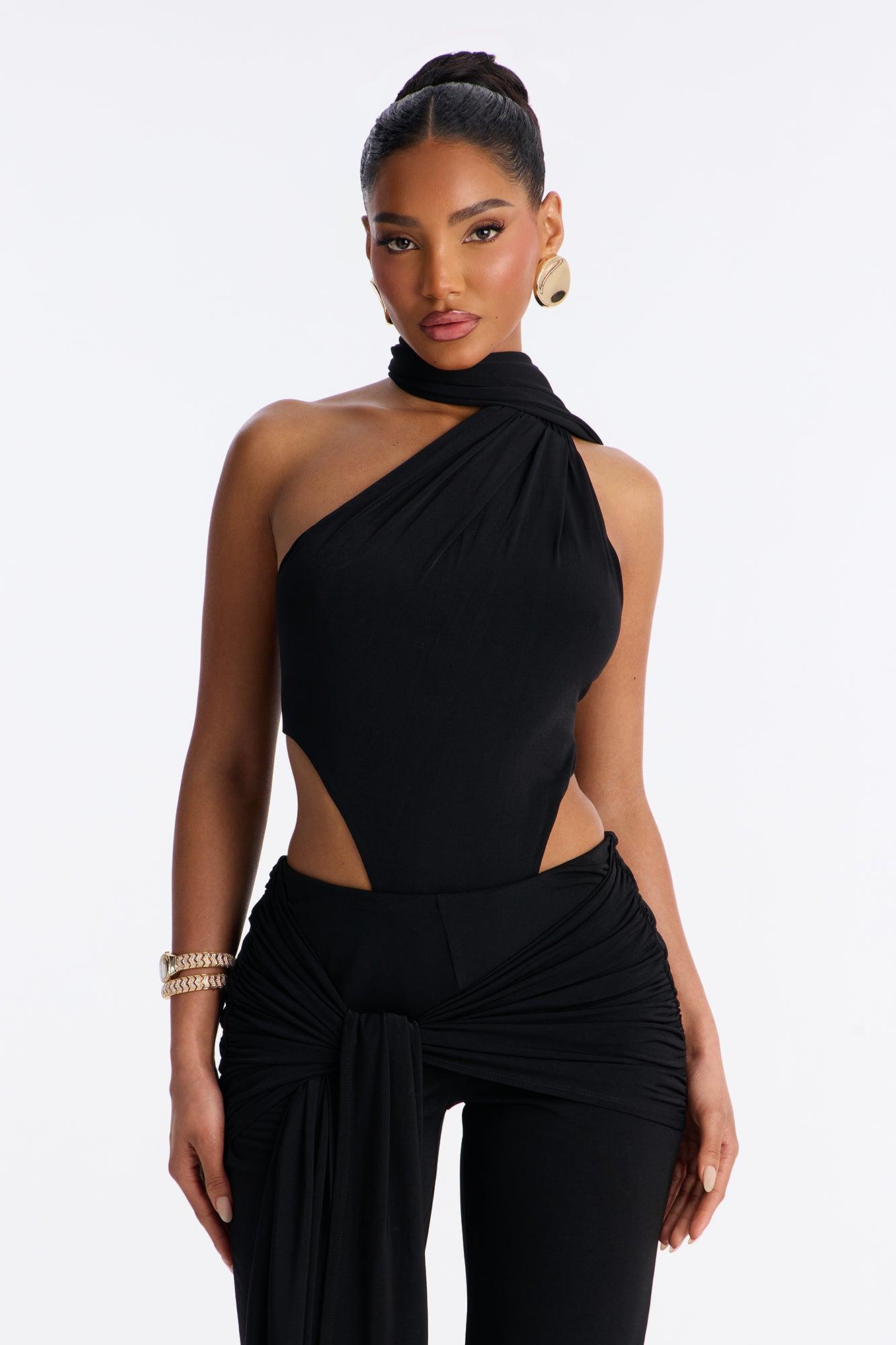 Lovers Lane Jersey Pant Set - Black Female Product Image