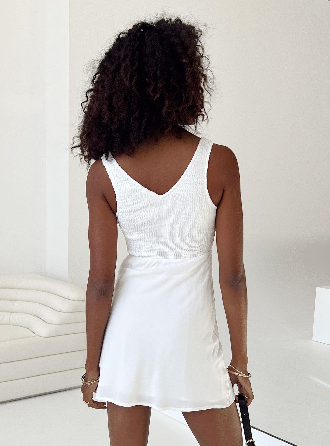 Bareena Mini Dress White Product Image