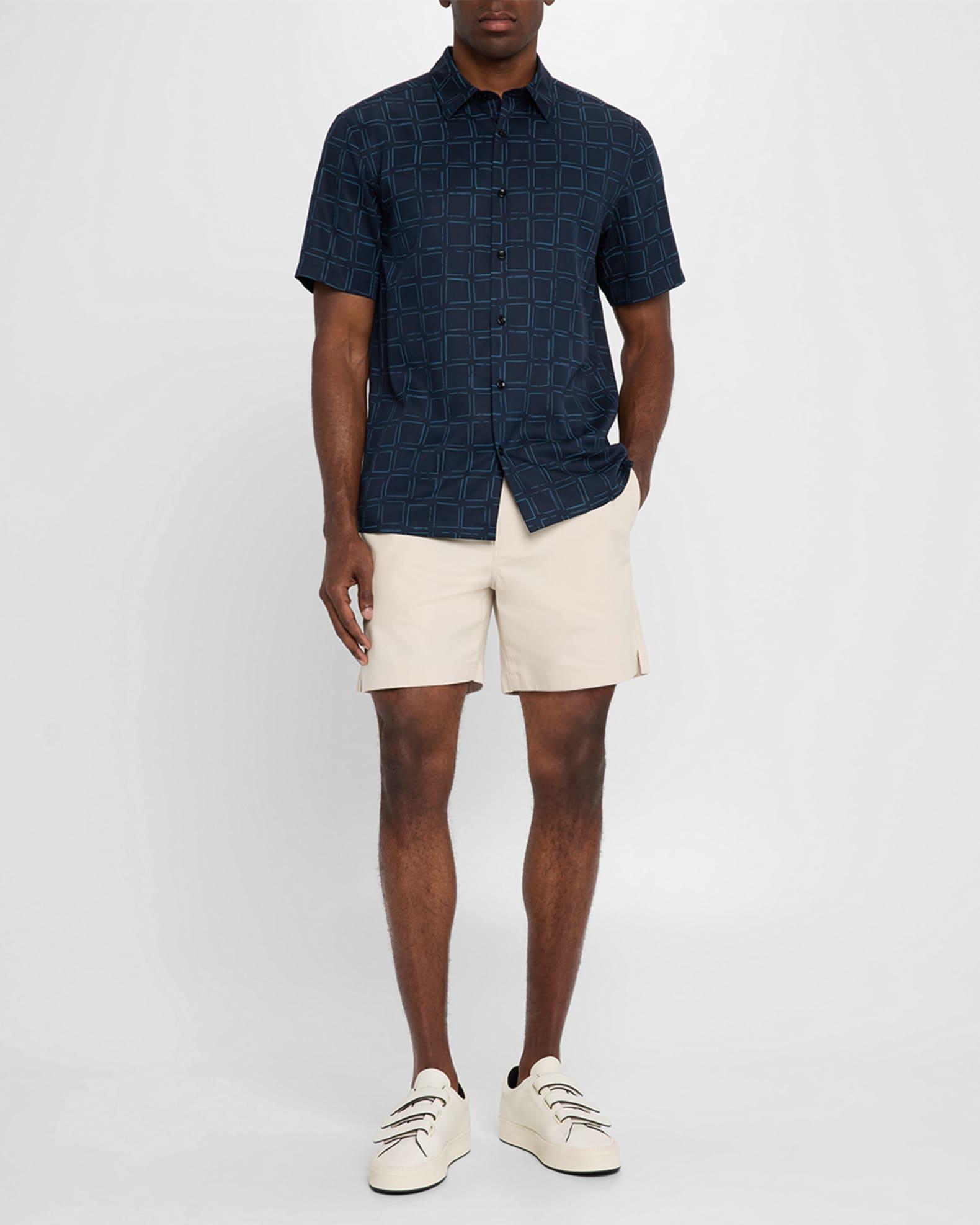 Men's Irving Grid Lyocell Sport Shirt Product Image