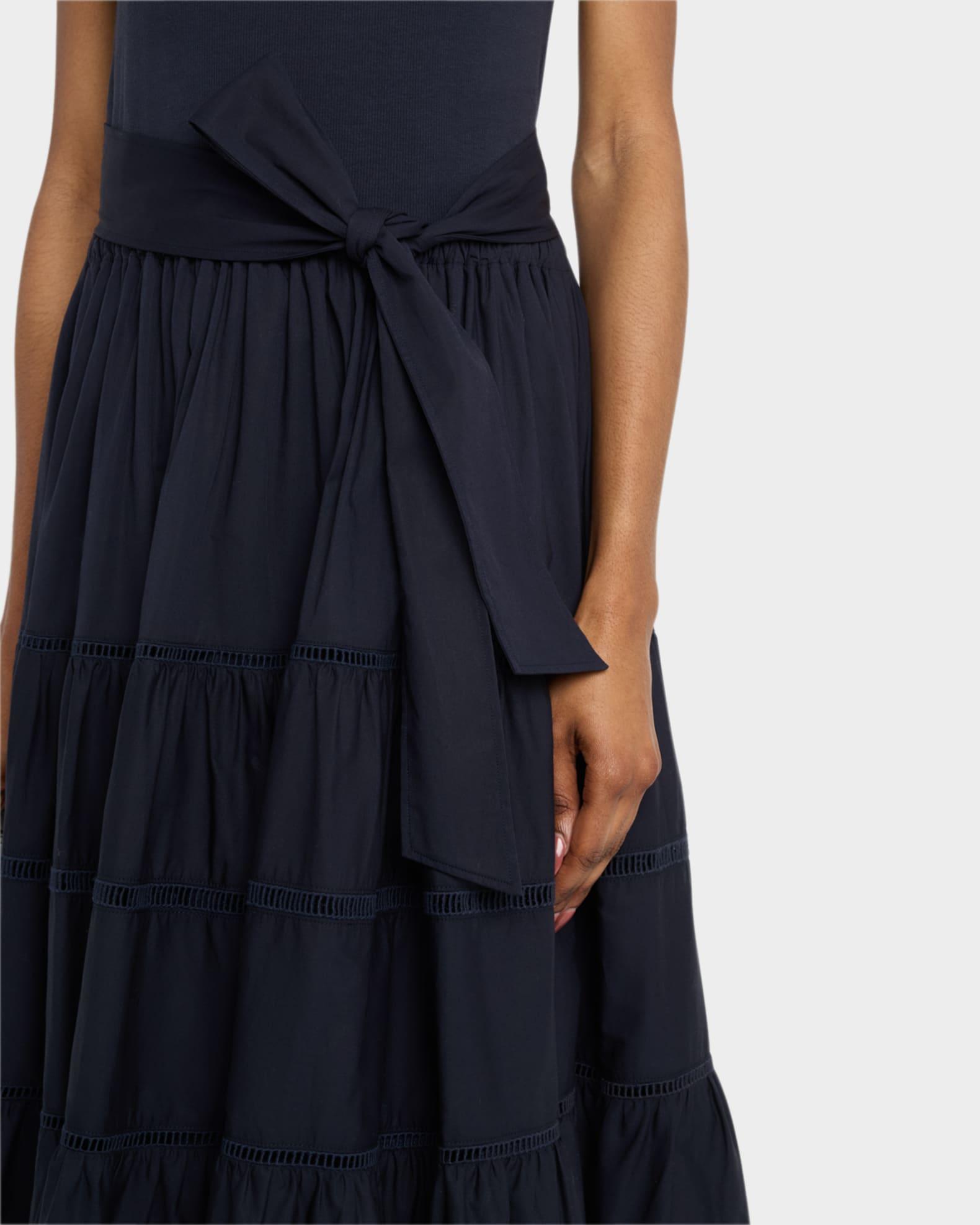 Zuri Tiered Sleeveless Midi Dress  Product Image