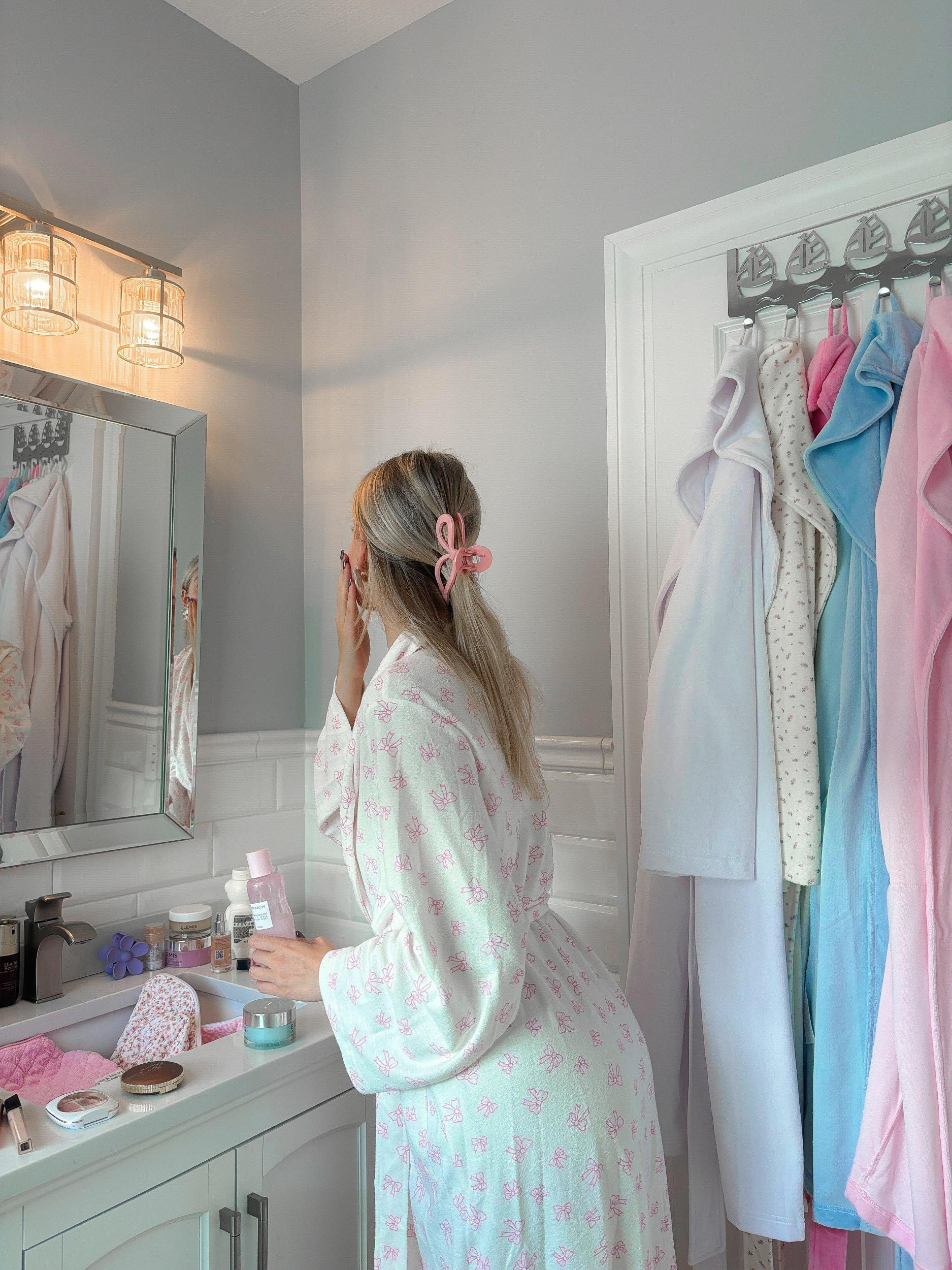 Pink Bows Hotel Robe Product Image