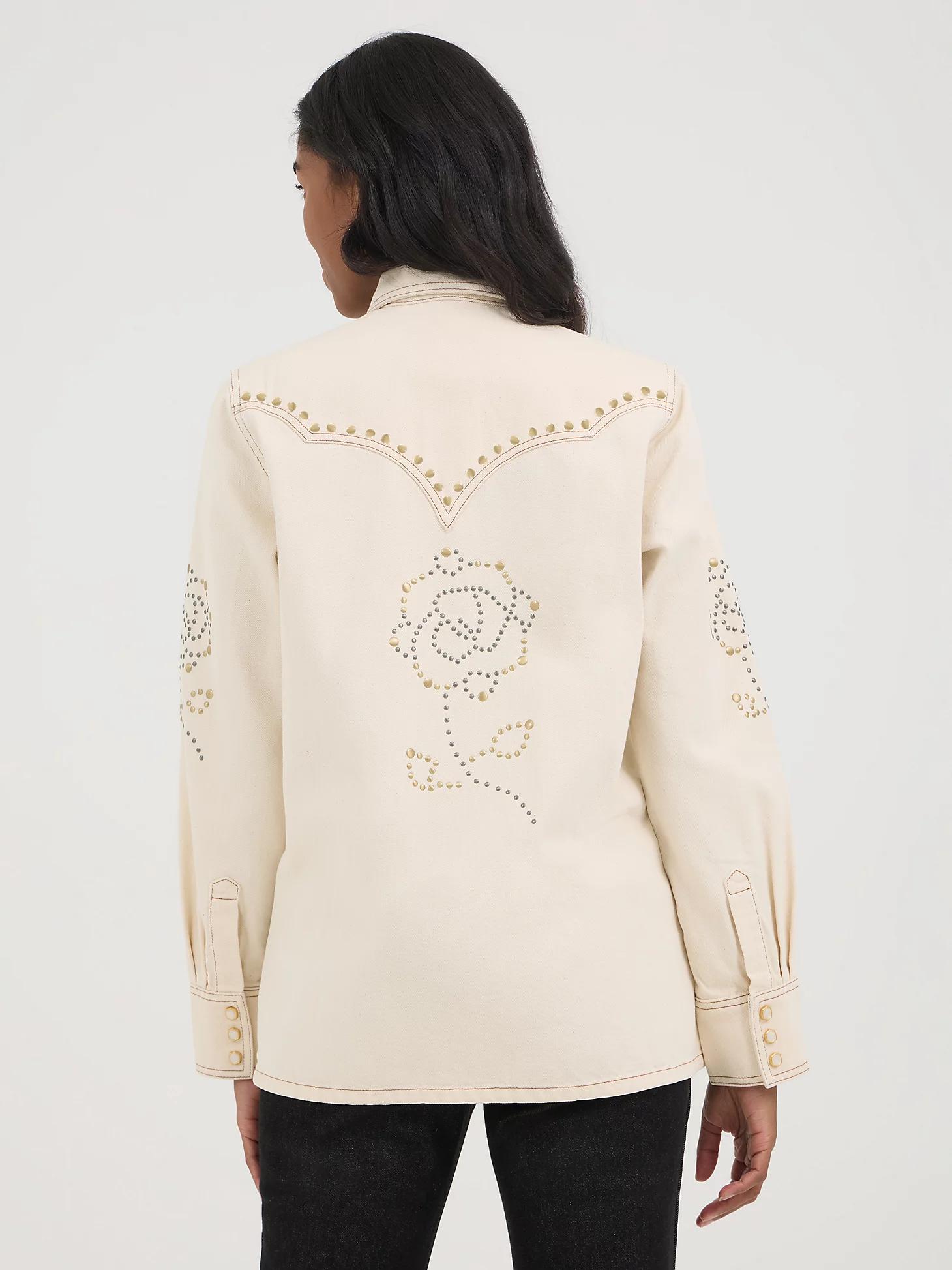 Wrangler® x Yellow Rose by Kendra Scott Studded Shacket | Women's JACKETS & OUTERWEAR | Wrangler® Product Image