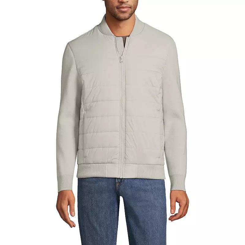 Men's Lands' End Insulated Sweater Jacket,  Product Image