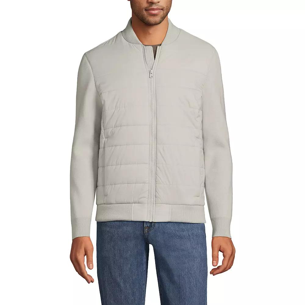 Men's Lands' End Insulated Sweater Jacket,  Product Image