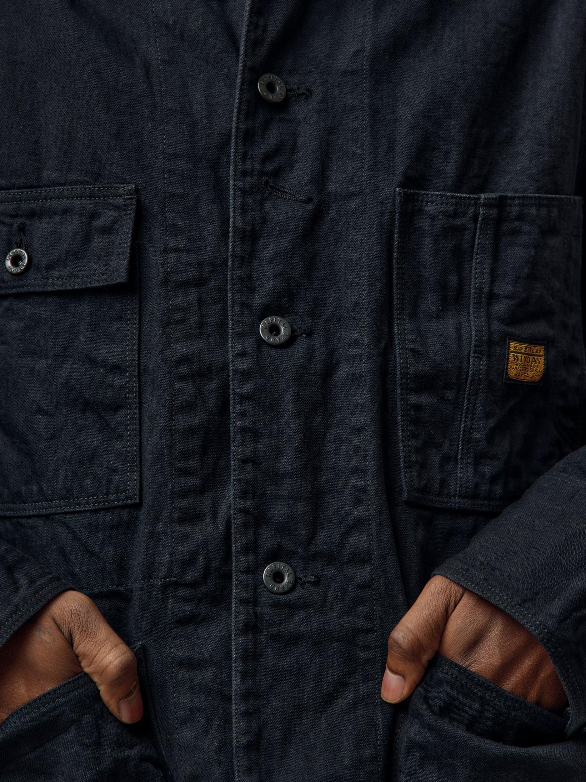 10oz BLKxBLK Denim CACTUS Coverall Product Image