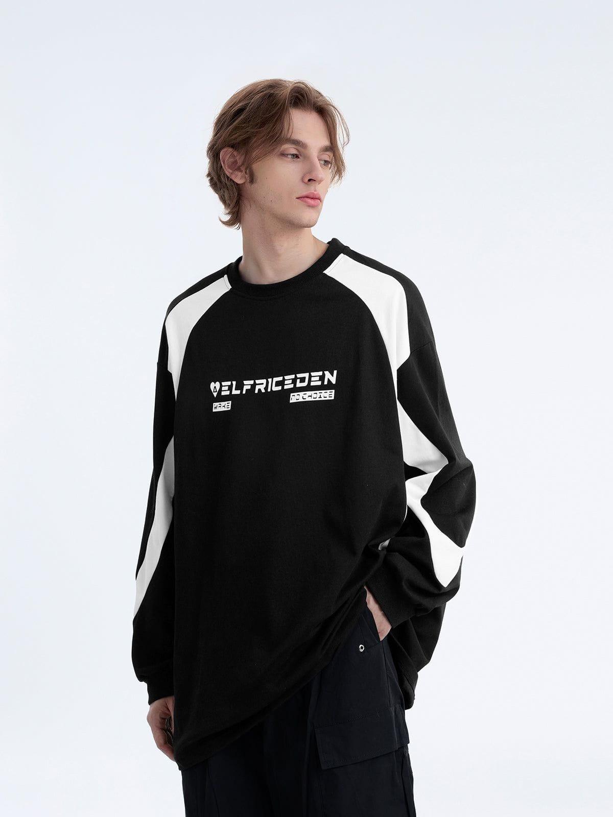 Aelfric Eden Patchwork Racing Sweatshirt Product Image