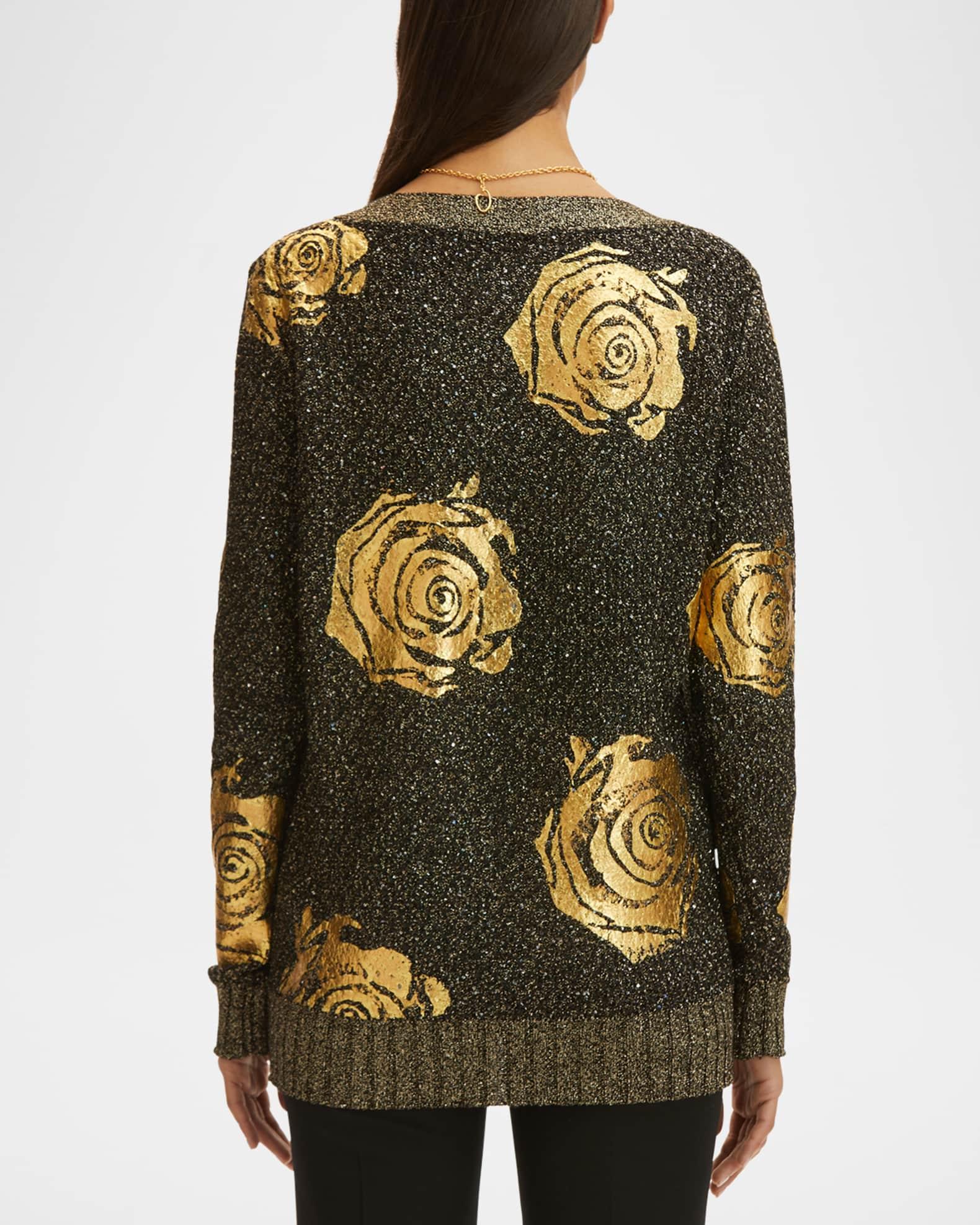 Foiled Rose Cardigan Product Image