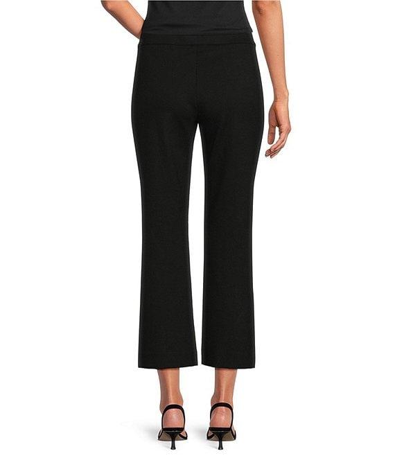 Investments Petite Size Pull-On Light Weight Ponte Kick Flare Crop Pants Product Image