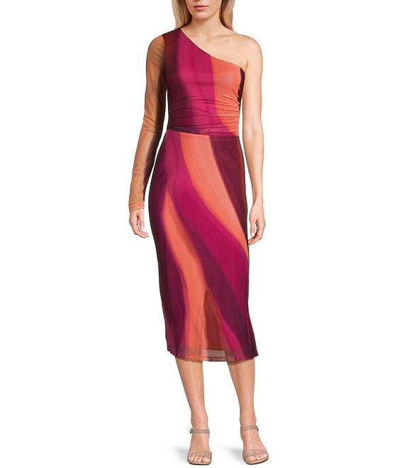 GB Abstract Mesh Midi Skirt Product Image